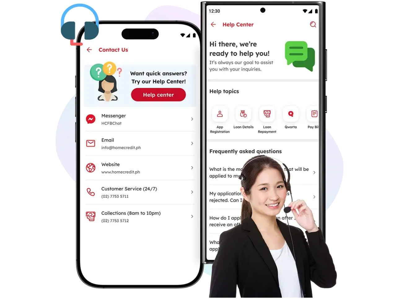 Help Center with Human Touch