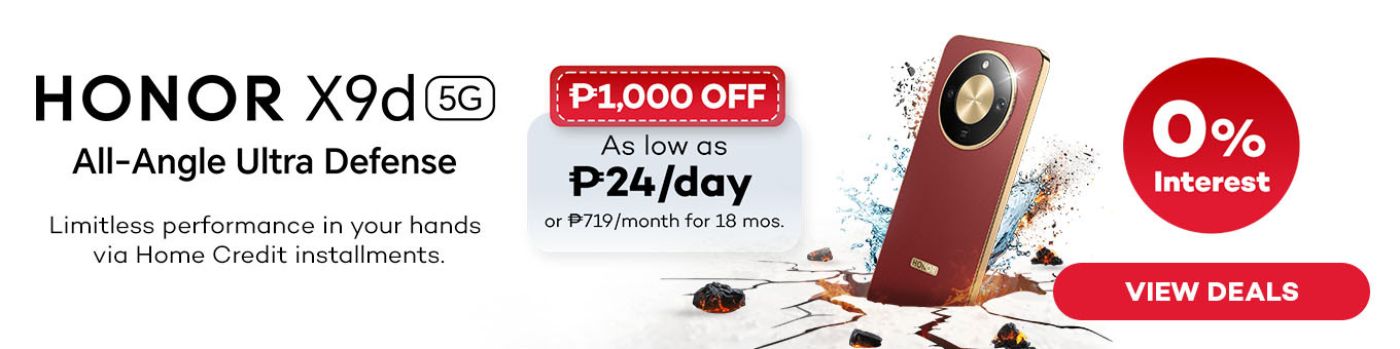 shoppingmall.ph promo banner honor x9d interest with home credit