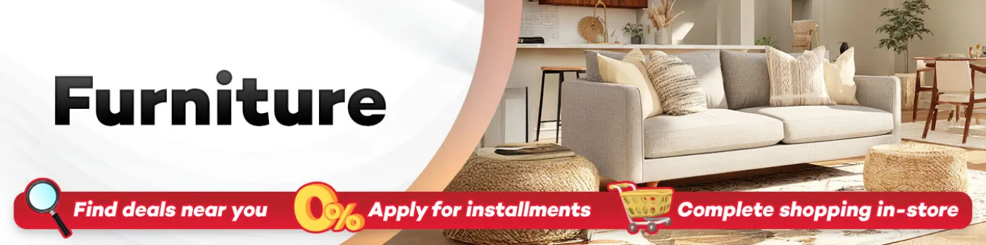 Banner for home furniture available on Shopping Mall Philippines